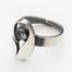 Vintage Karl Laine sterling silver and quartz ring