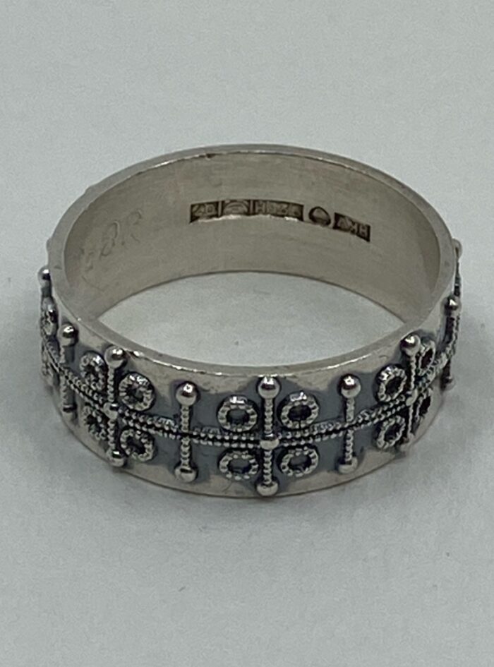 Vintage (1969) Scandinavian Sterling Silver unisex ring