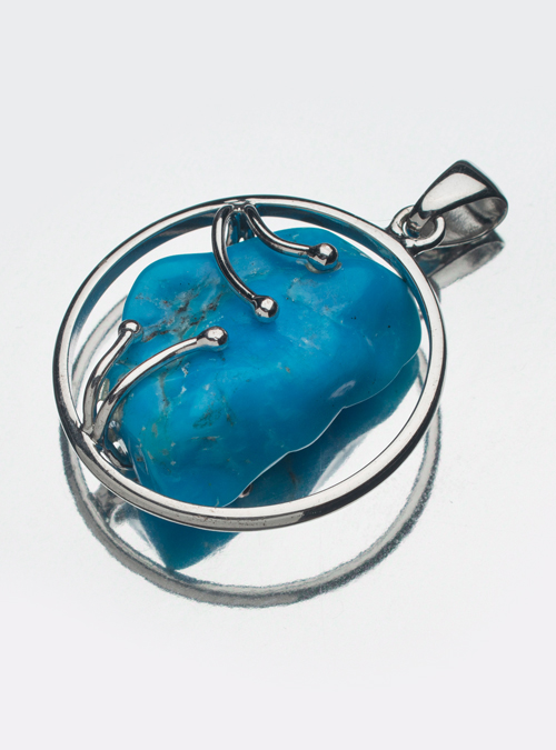 Turquoise & Sterling pendant