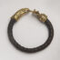 Leather/Copper Eagle bracelet
