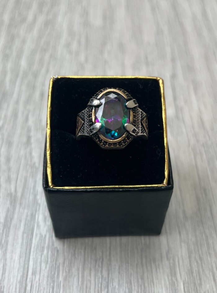 "Mystic Topaz" ring in box