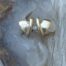 Jens Aagaard silver modernist stud earrings