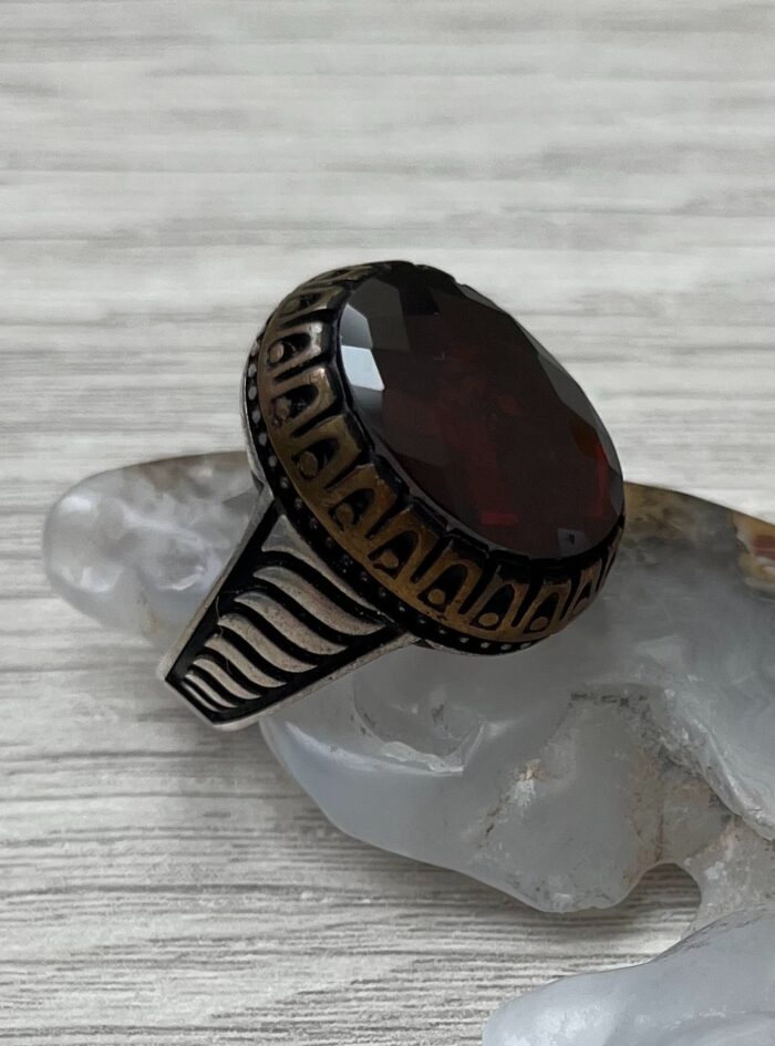 Large Garnet Ring