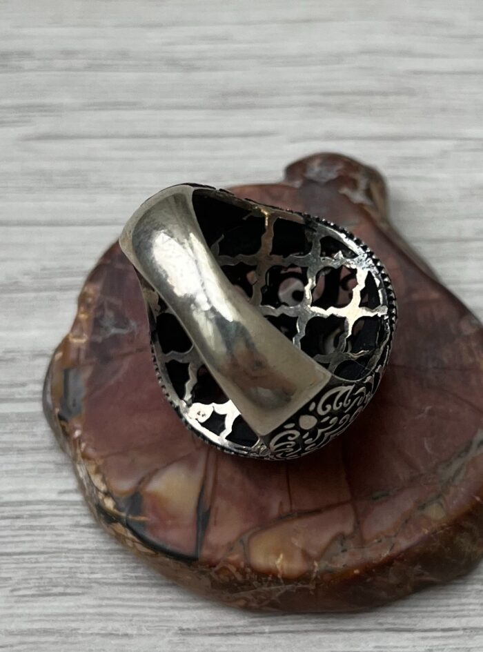 Ornate Baroque Style Sterling Ring