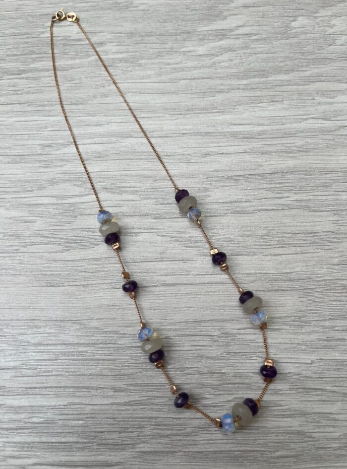 Amethyst & Opalite Necklace